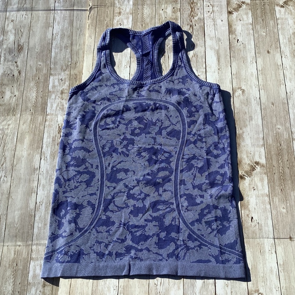 Lululemon Swiftly Tech Racerback Light Blue Size 6 - Picture 3 of 14